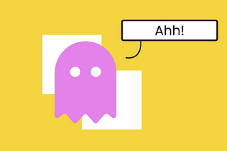 Ghost emoji saying “Ahh!”