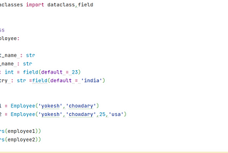 Data Classes 😈in python (part-4)