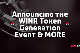 Anuncio del Evento de Generación del Token WINR & Mucho Más