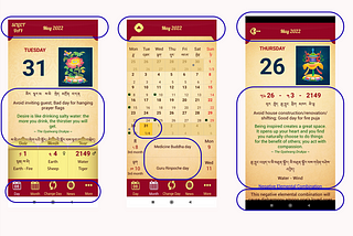 Case study: Re-designing the Drukpa Calendar