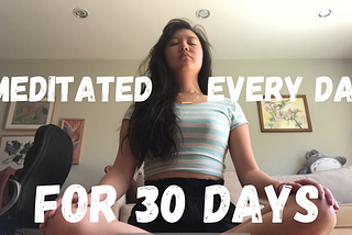 I Meditated for 30 Days | 3 Simple Steps to Start Meditating