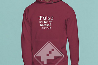 Developer Hoodie, Programmer Sweater, Coder Sweatshirt, Computer Hoodie | !False