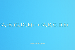 Nested tuples: Denestifying