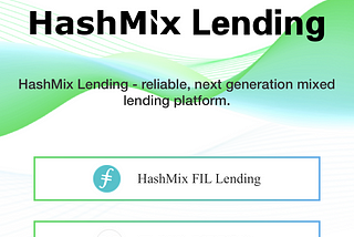 FIL token Lending on HashMix