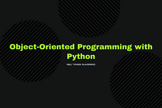 Intro to OOP with Python