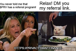 🙅‍♂️🙋‍♀️🔰🔥 The PrivacySwap Referral Program.🔱💯