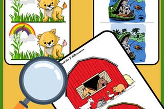 Find the Difference (7 differences puzzles)