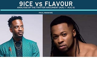 9ice vs Flavour: The Twitter Analysis