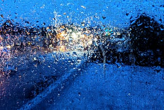 A Rainy Blue August Morning