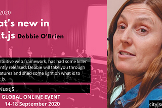 CityJSConf talks to…Debbie O’Brien