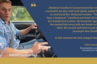The Allegations Against Madison Cawthorn