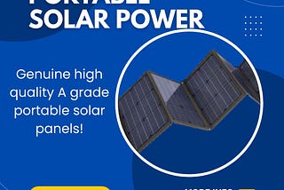 Portable Solar Power Panels