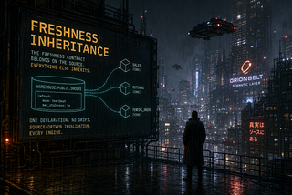 Freshness Inheritance: Why Your Semantic Layer Cache is in the Wrong Place.