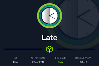 HackTheBox: Late Walkthrough