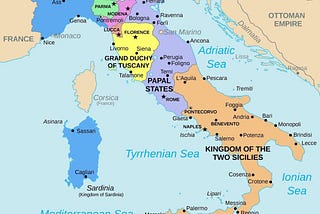 Italy in 1848: A Peninsula Divided