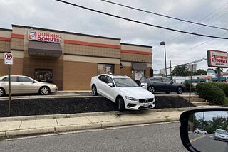 In the Dunkin Donuts Car Queue