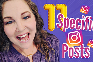 11 specific post for Instagram Suzanne Perkins M
