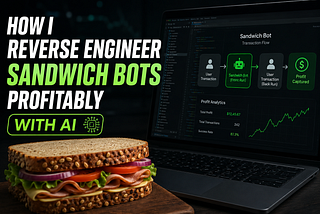 How I Reverse Engineer Sandwich bots Profitably With AI
