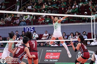 Lady Spikers come out dominating on top against UP