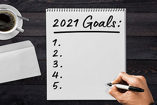 set your goals at the beginning of the year to live your life to the fullest, and to achieve big in your life.