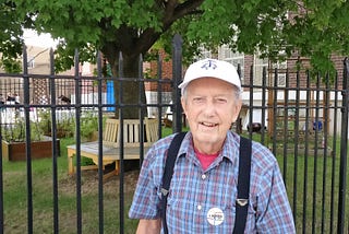 Henry Exercises His Civic Duty to Vote on Primary Day