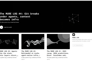 A curated newsletter for data systems