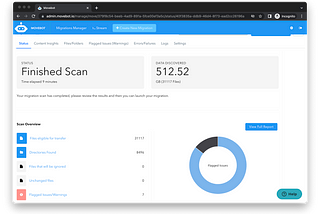 cloud scan discovery file migration