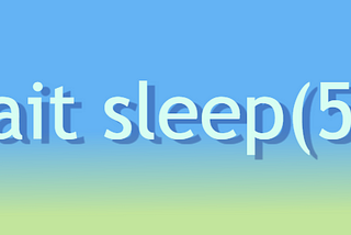 TypeScript Idling — await Sleep()