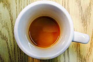 My cup of tea. Photo: Ashwin Naidu, 2010.