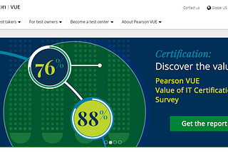 Encontrando um centro de teste para provas de certificação da Pearson Vue