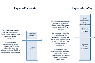 La plusvalía de Say