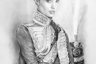 Inspired by Angelina Jolie art: Nadezhda Durova