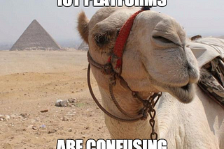 IoT Platforms — Camels to Can Openers