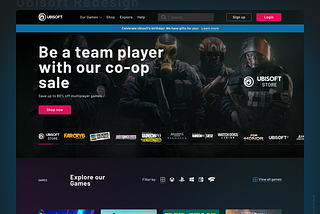 Ubisoft’s Website Redesign