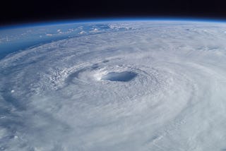 Hurricane Isabel as seen from the International Space Station.