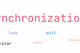 Multithreading — synchronization, class level and method level synchronization, wait and notify.