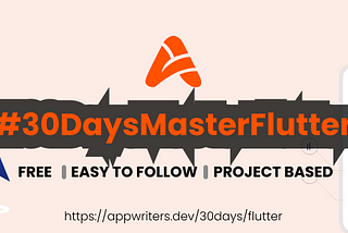 Embark on a Project-Based Learning Adventure with Our #30DaysMasterFlutter Challenge and Become a…