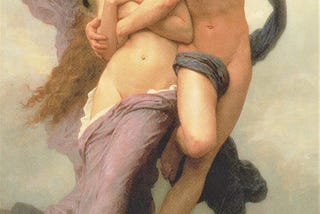 Eros and Psyche by William Bouguereau
