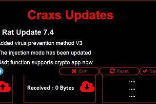 Craxs Rat V7.4 - 现已上市！安全提示 I Craxsrat 下载链接