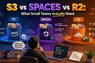 S3 vs Spaces vs R2: What Small Teams Actually Need