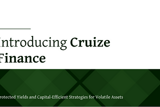 Cruize Finance: Empowering DeFi with Innovative Tokenomics and Enhanced Security