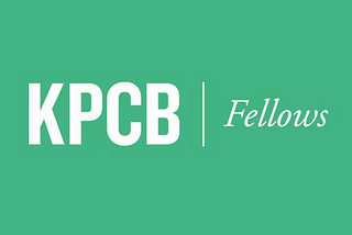 What’s it like to be a KPCB Fellow and Hear from Jeff Holden?