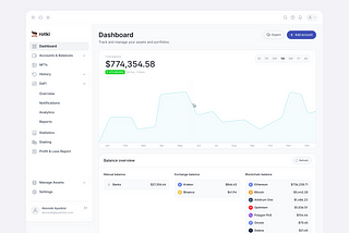 UI Redesign & UX Enhancements for Rotki’s Dashboard Screen