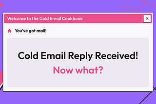 Cold Email Reply Received! Now what?