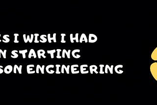 Things I wish I had known Starting Engineering at Ryerson University