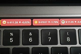 Apple Touchbar Finance