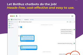 Botbuz Chatbot Using Natural Language Process to understand human queries better.