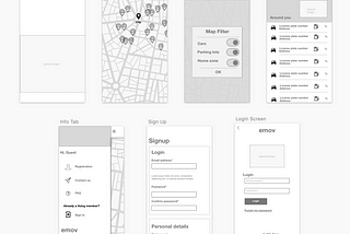 Emov — Wireframing challenge