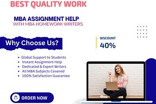 MBA Assignment Help With MBA Homework Writers