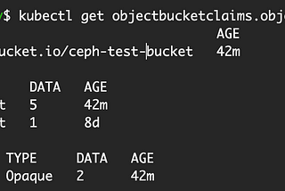 Rook-Ceph Object Storage Class